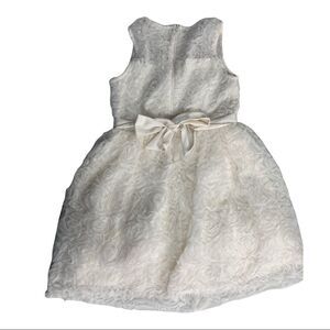 CRB Girls Wedding Corset‎ Dress, White lace, Sz 8